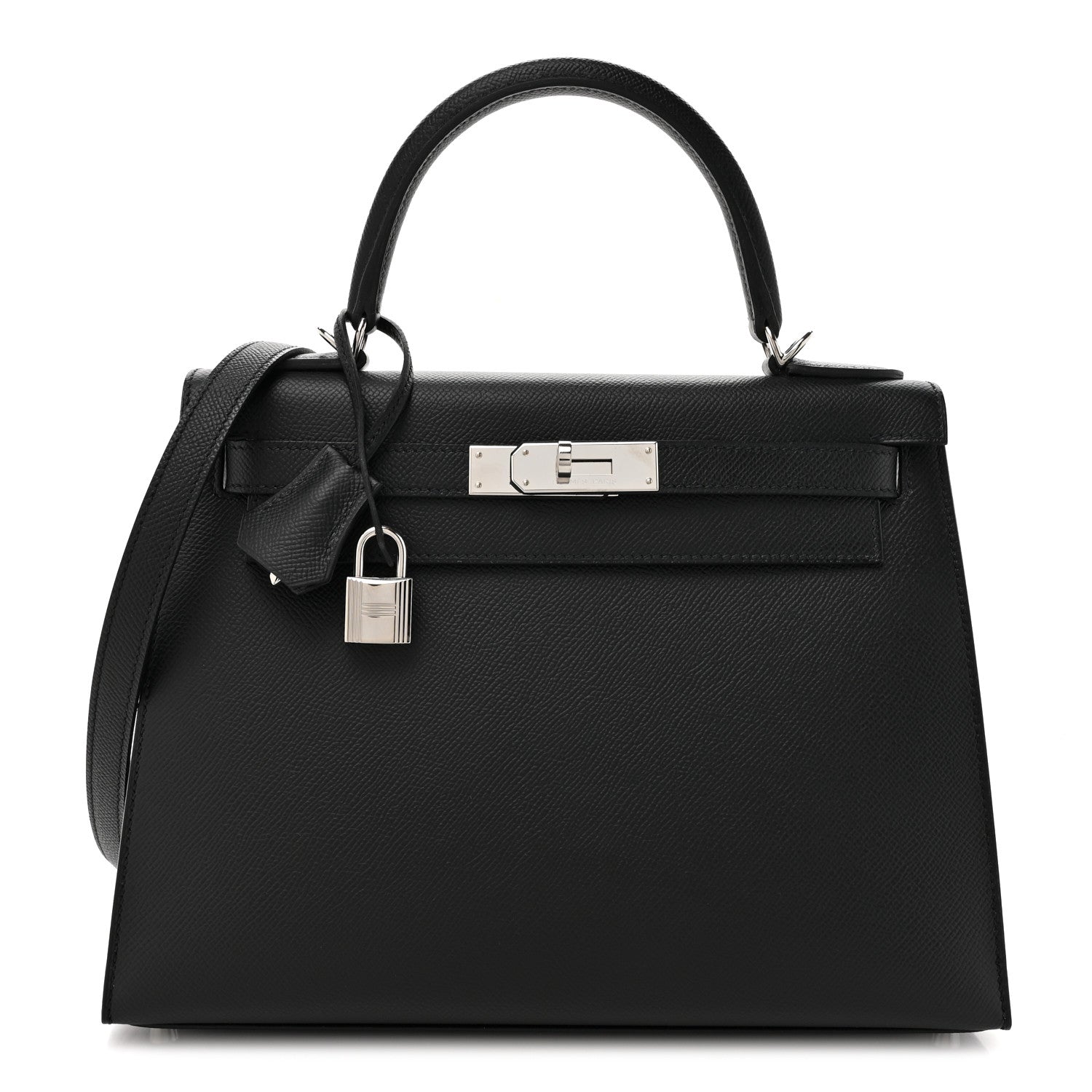 Hermes Epsom Kelly Sellier 28 Black 1 of 11