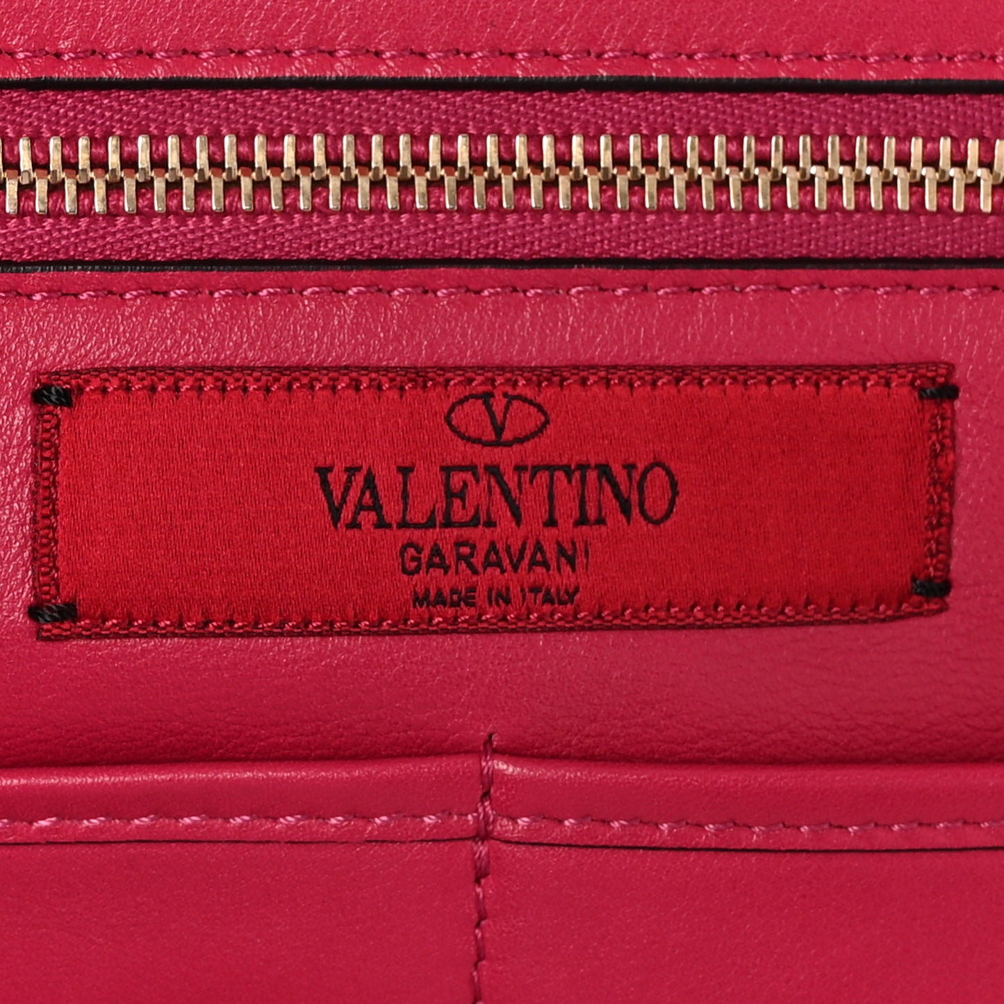 Vitello Medium Rockstud Tote Deep Rose