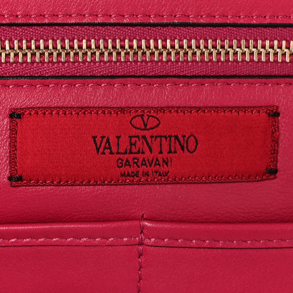 Valentino Garavani Vitello Medium Rockstud Tote Deep Rose 6 of 11