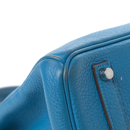 Hermes Togo Birkin 35 Bleu Azteque 8 of 29