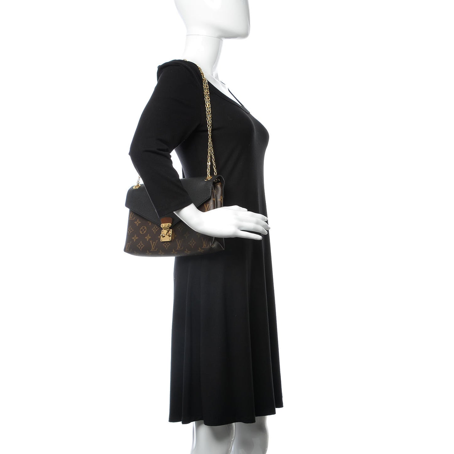 Monogram Pallas Chain Black
