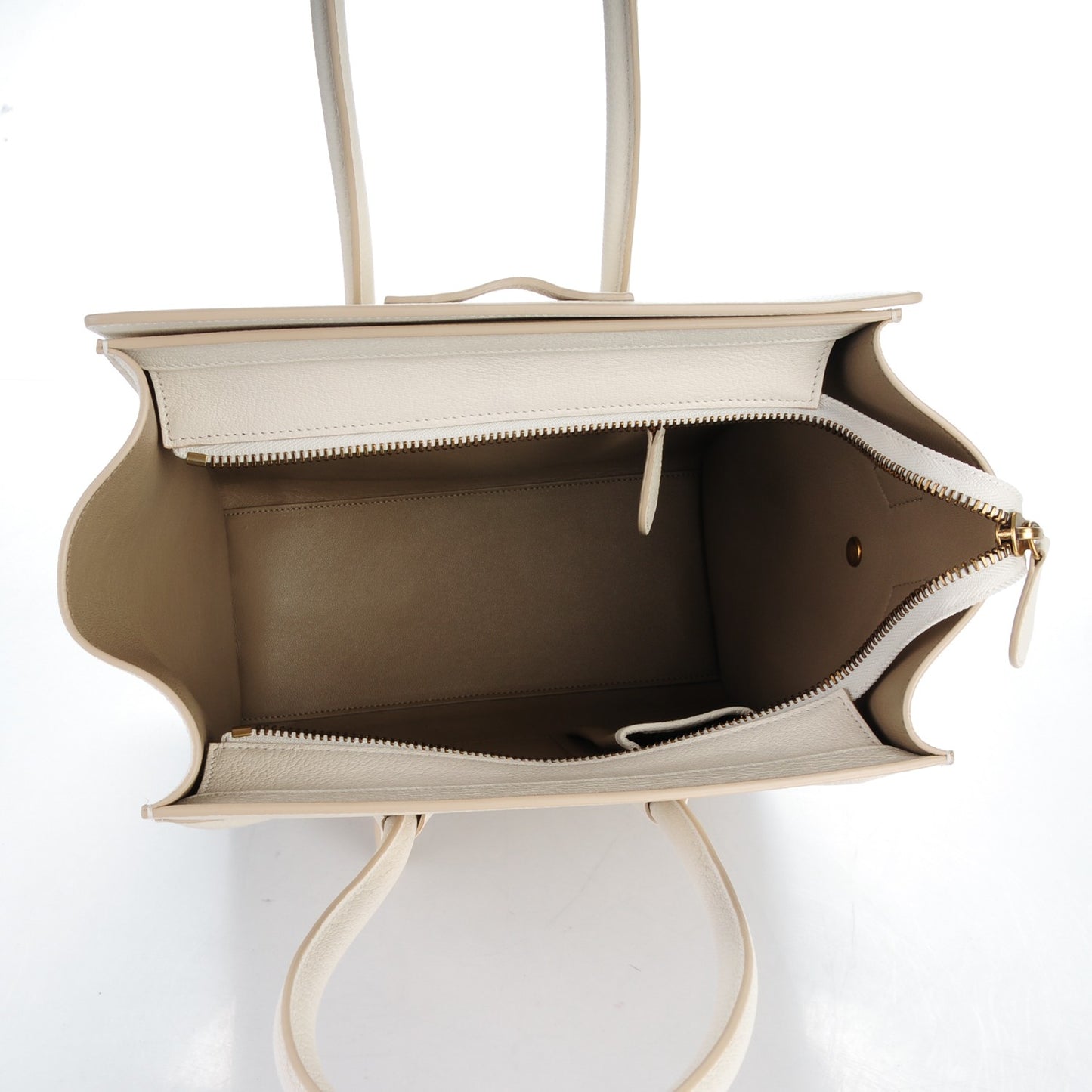 Goatskin Micro Luggage White