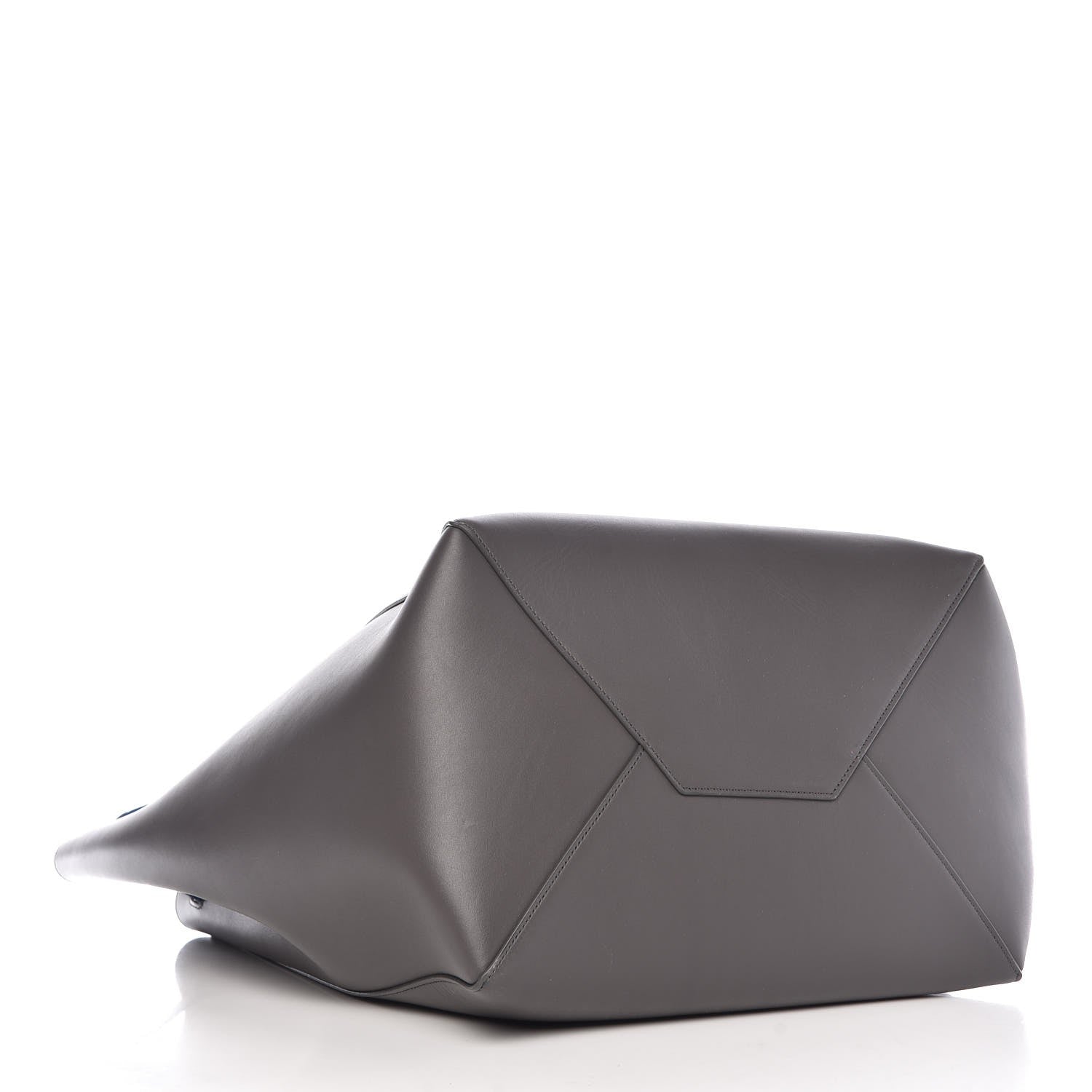 Celine Soft Calfskin Medium Belt Cabas Phantom Light Anthracite 4 of 7