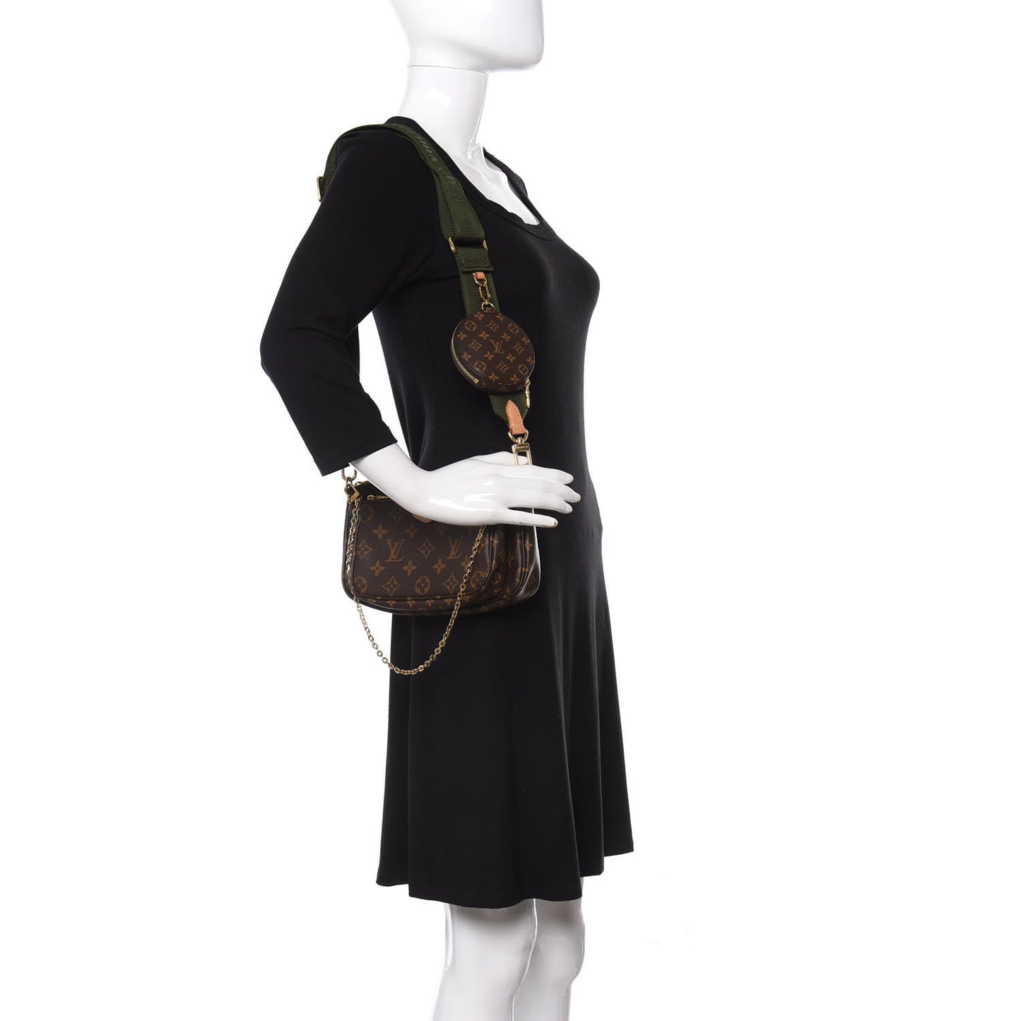 Monogram Multi Pochette Accessories Kaki