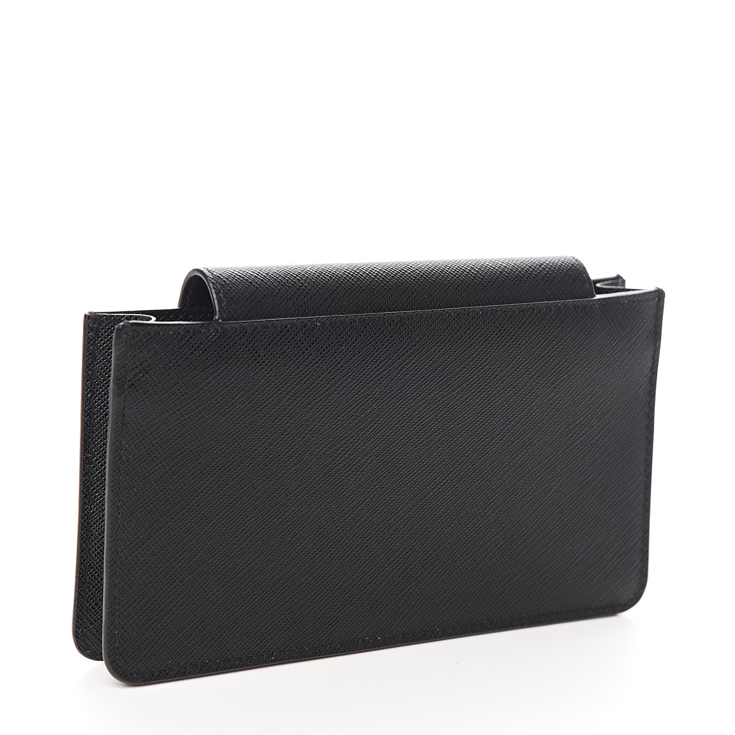 Prada Saffiano Clutch Black 3 of 6