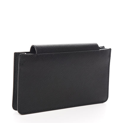Prada Saffiano Clutch Black 3 of 6