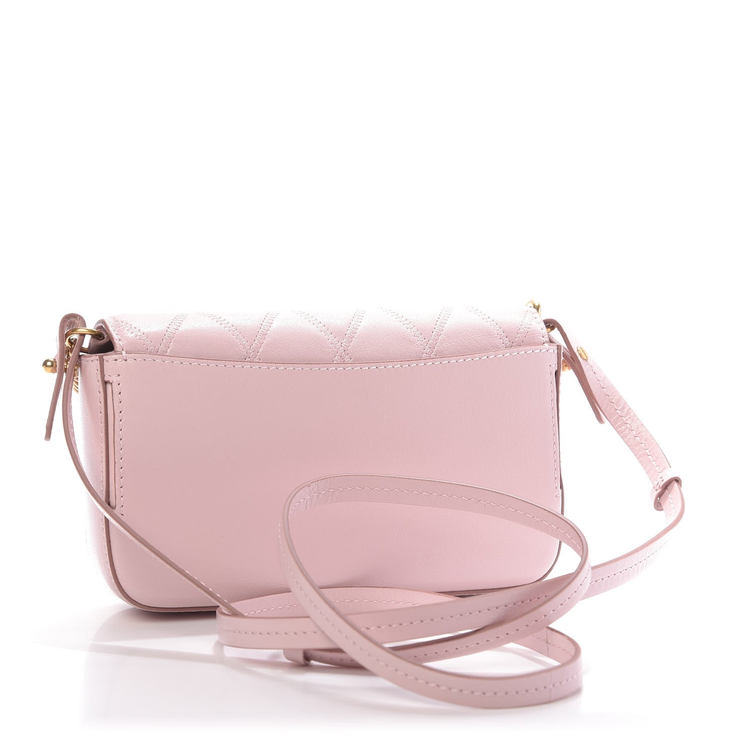 Givenchy Goatskin Quilted Mini Pocket GV3 Convertible Bag Pale Pink 3 of 9