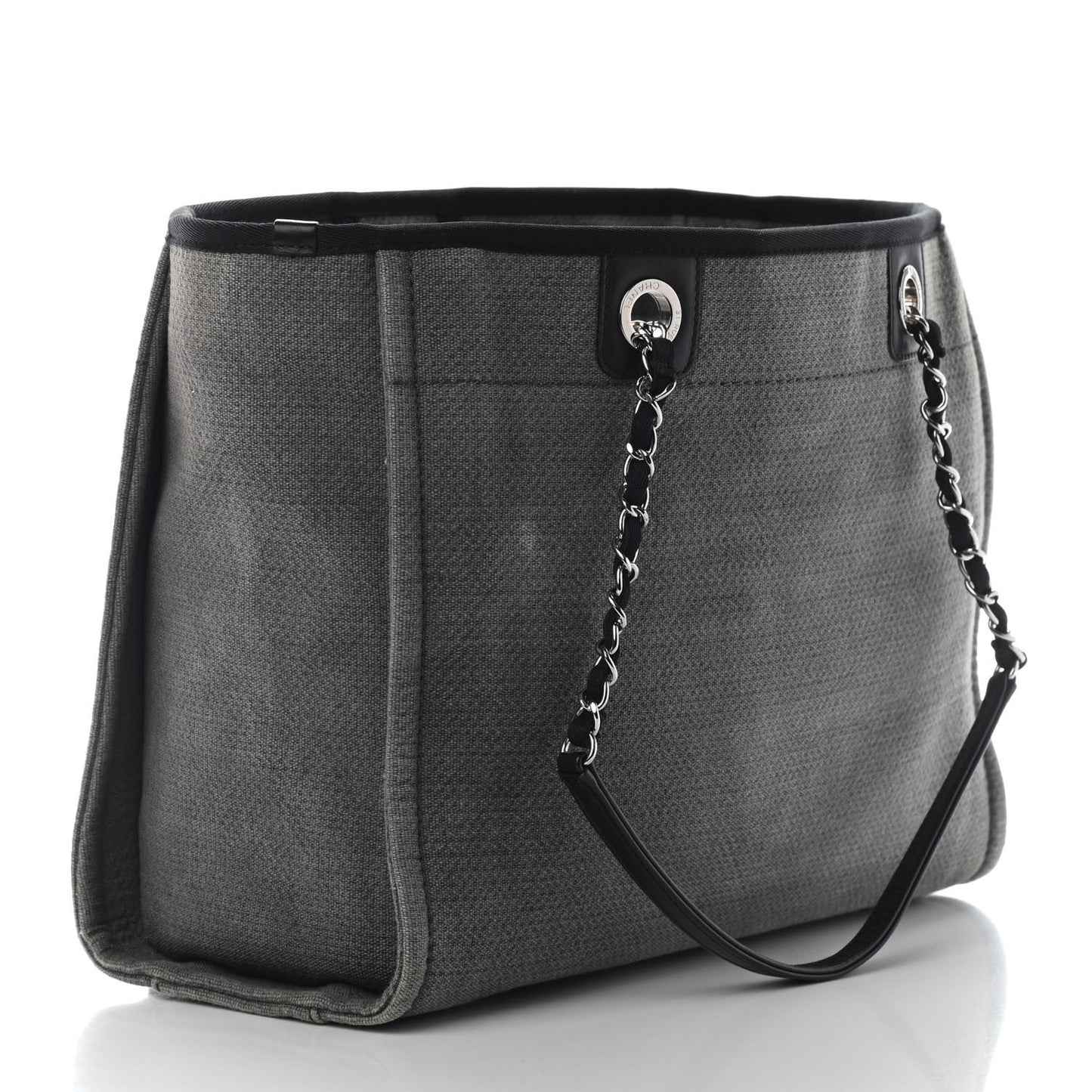 Canvas Small Deauville Tote Grey