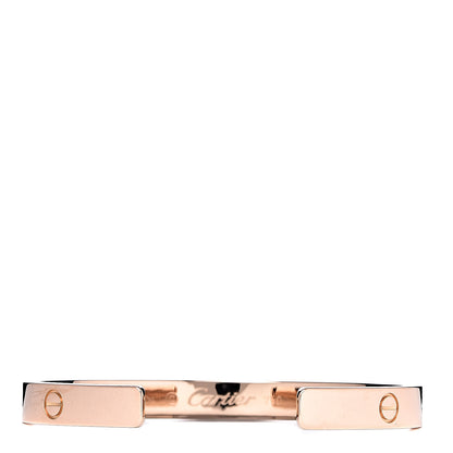 Cartier 18K Pink Gold LOVE Cuff Bracelet 17 3 of 4