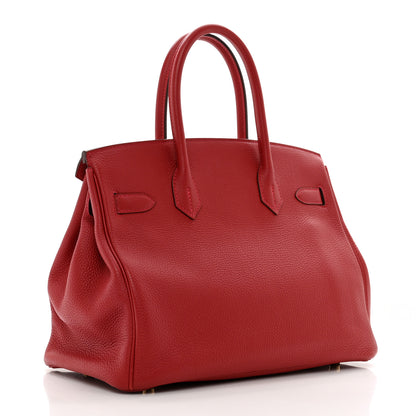 Hermes Togo BIRKIN 30 Rouge Garance 3 of 10