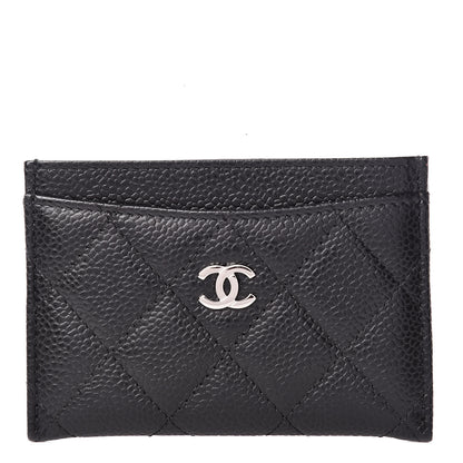 Chanel Caviar Quilted Card Holder Black 1 of 8