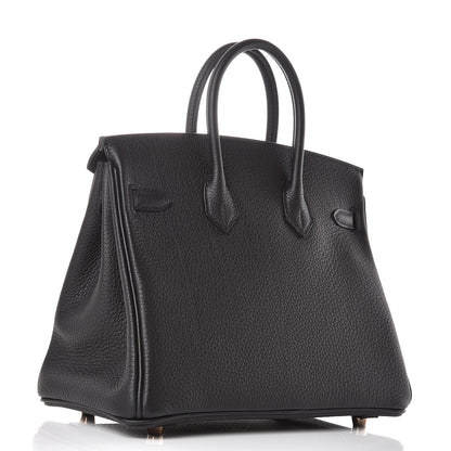 Hermes Togo Birkin 25 Black 3 of 37