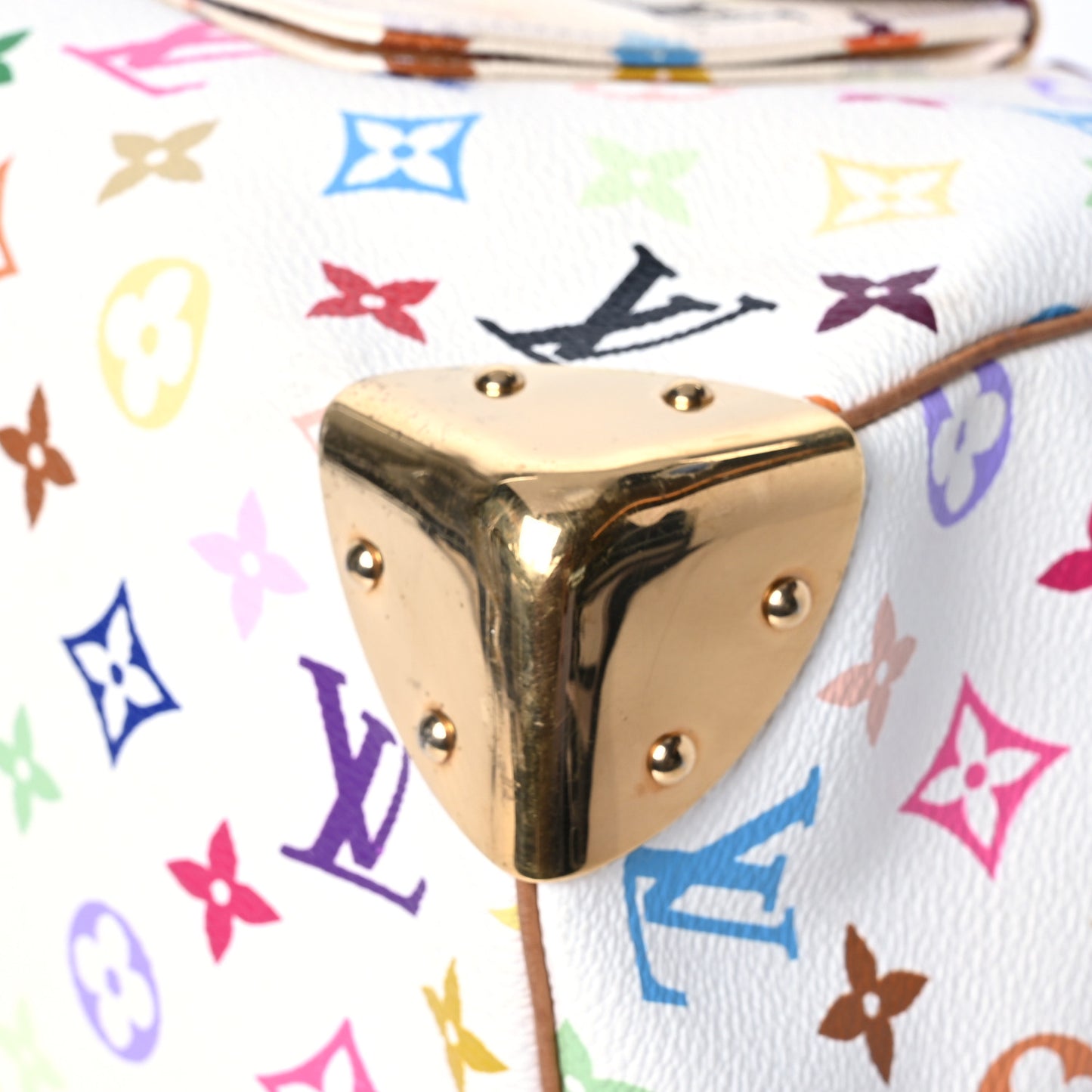 Monogram Multicolor Speedy 30 White