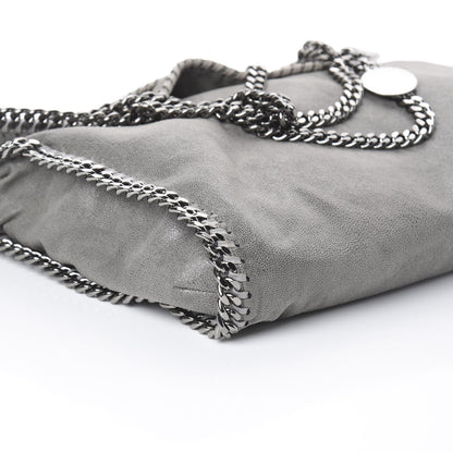 Stella McCartney Shaggy Deer Falabella Fold Over Tote Grey 6 of 7