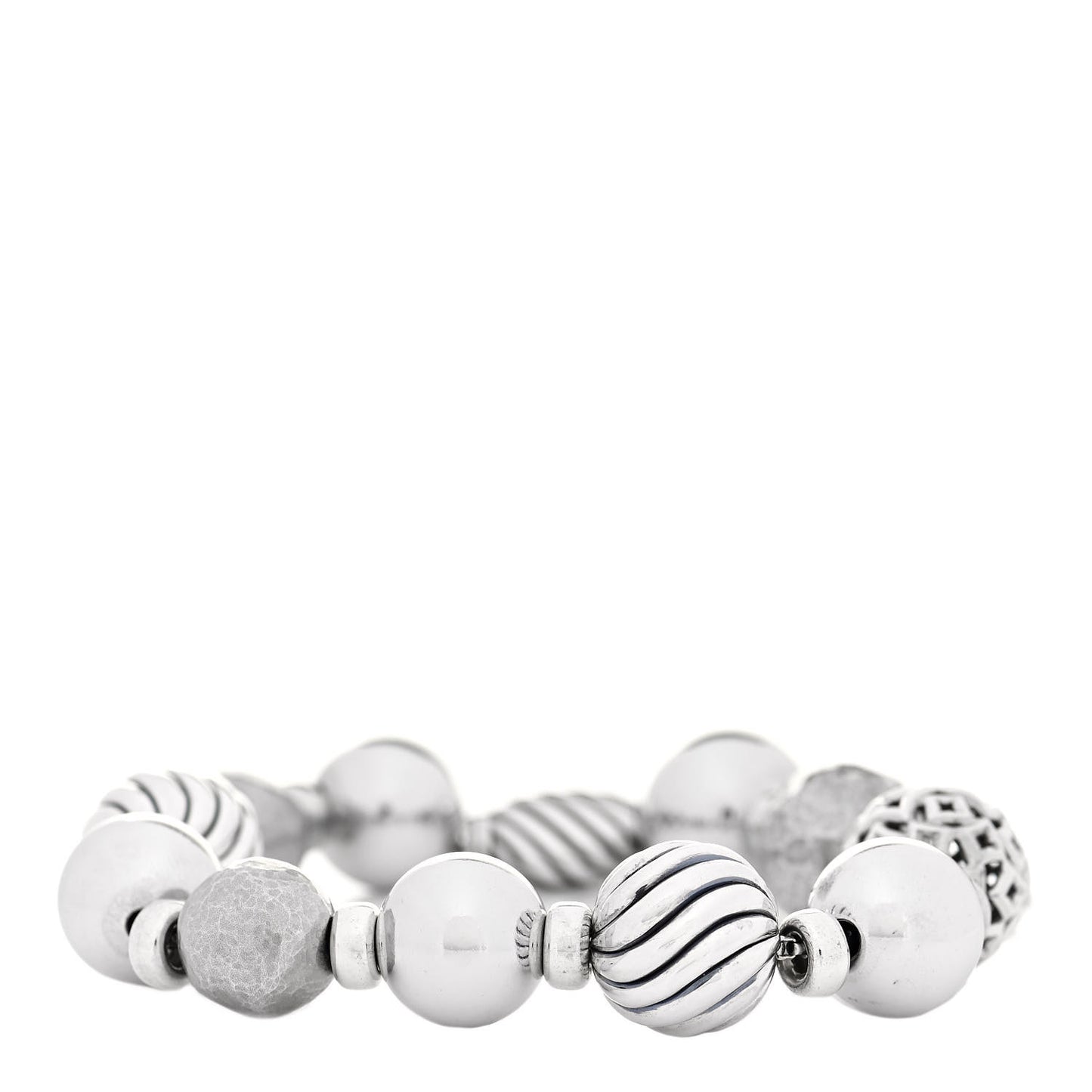 Sterling Silver 14mm Elements Bead Bracelet