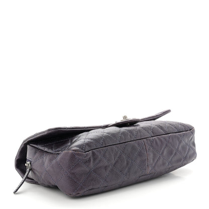 Chanel Iridescent Caviar Quilted Large Chic Flap Dark Purple 4 of 10