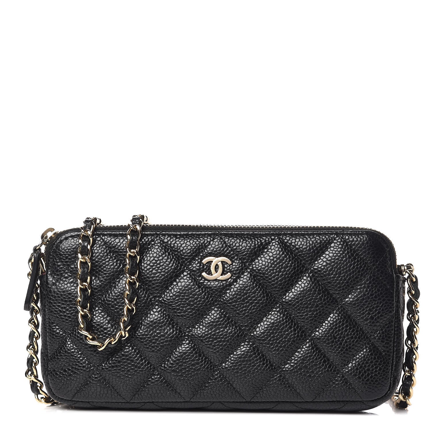 Chanel Caviar Quilted Small Clutch With Chain Black 1 of 14