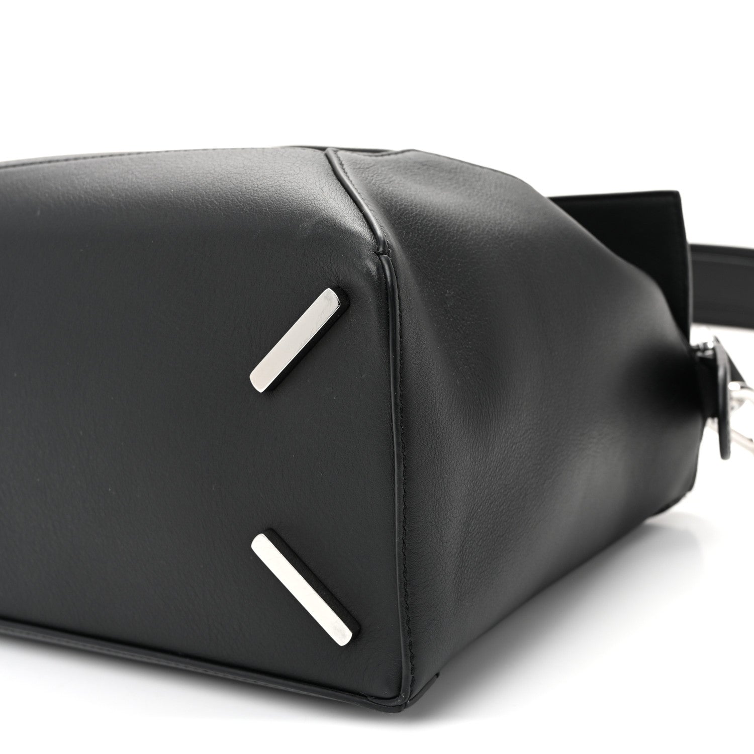 Loewe Calfskin Medium Puzzle Edge Bag Black 9 of 9