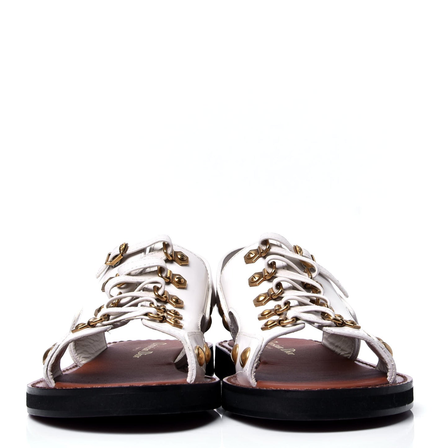 Calfskin Wildior Sandal 36 White