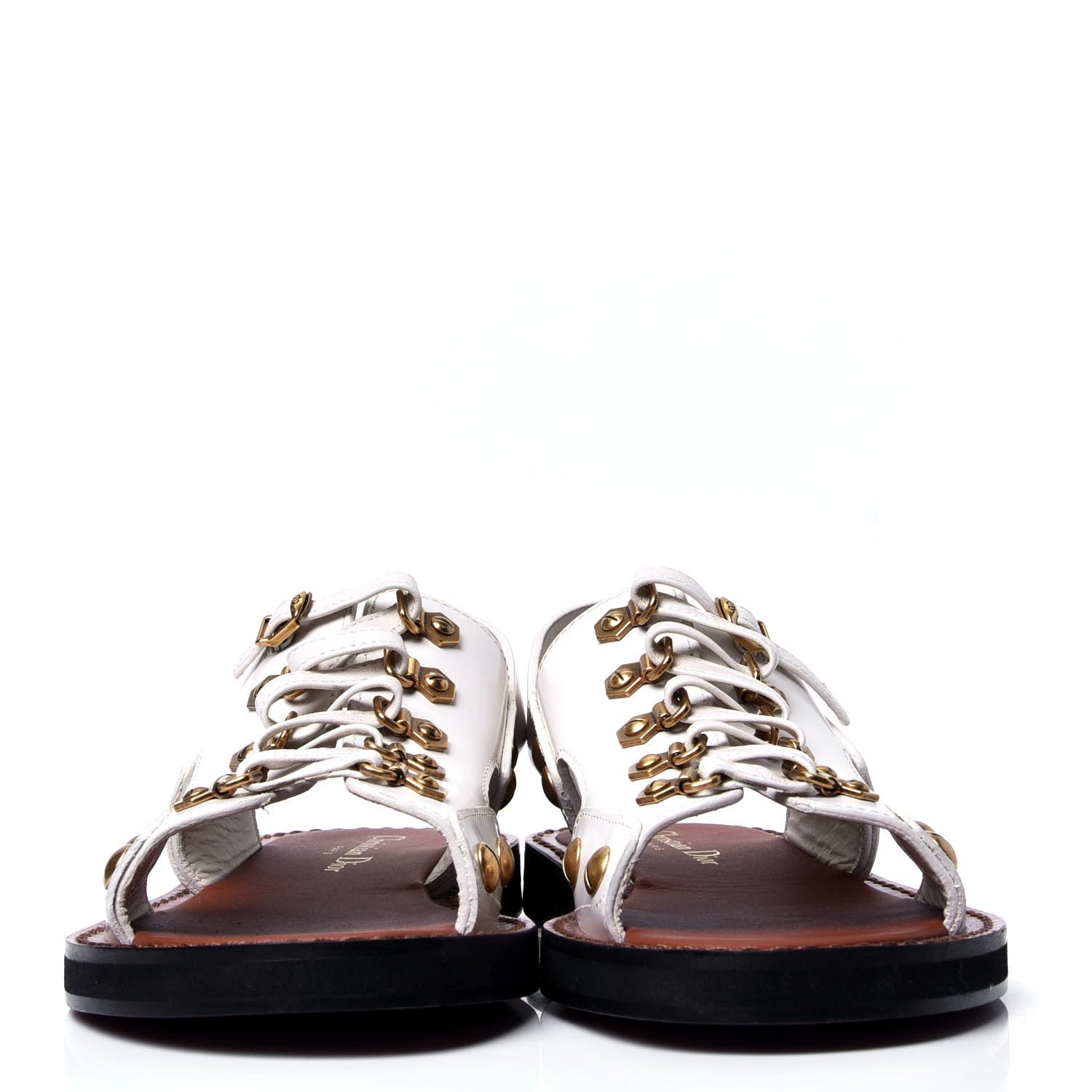 Christian Dior Calfskin Wildior Sandal 36 White 2 of 6