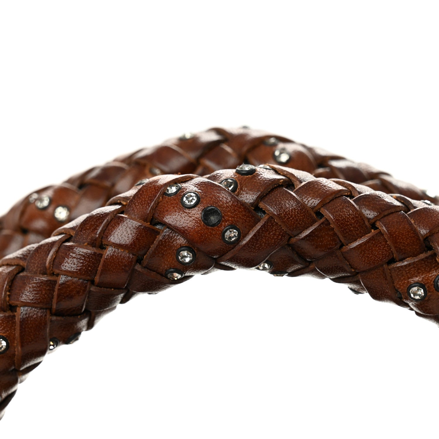 Fendi Velvet Crystal Beaded Small Spy Bronze Cognac 13 of 14