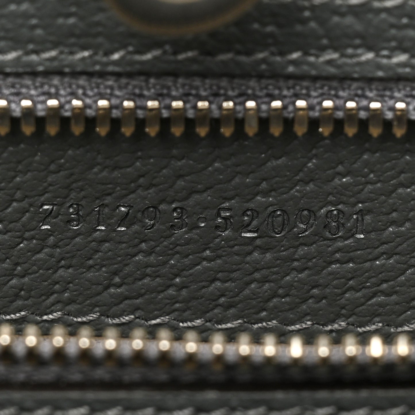 GG Supreme Monogram Textured Dollar Calfskin Medium Ophidia Tote Grey Black Graphite Grey