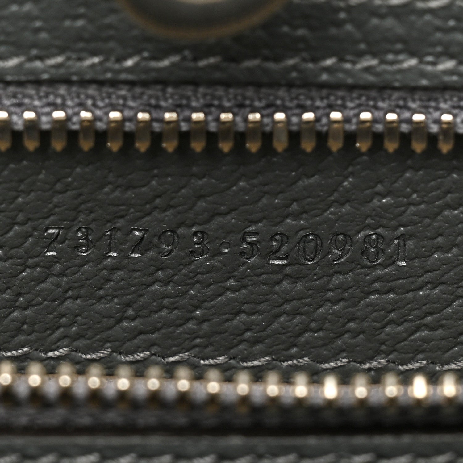 Gucci GG Supreme Monogram Textured Dollar Calfskin Medium Ophidia Tote Grey Black Graphite Grey 7 of 15