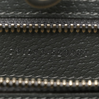 Gucci GG Supreme Monogram Textured Dollar Calfskin Medium Ophidia Tote Grey Black Graphite Grey 7 of 15