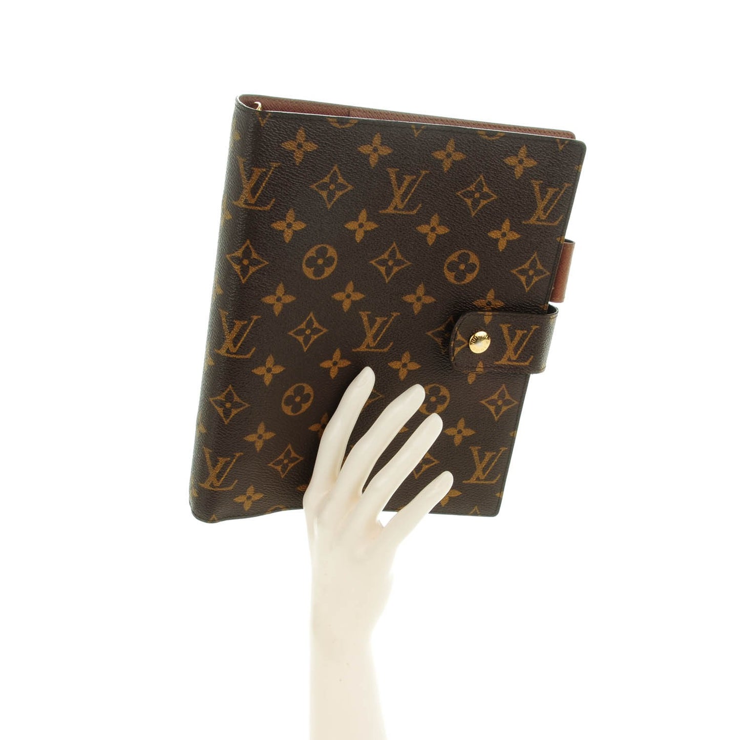 Monogram Large Ring Agenda Cover