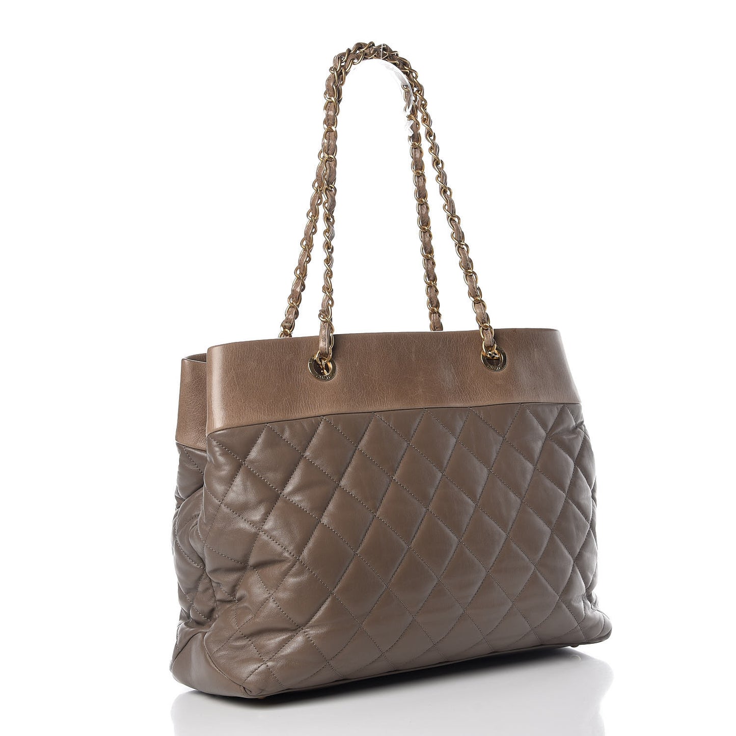 Calfskin Large Soft Elegance Tote Beige