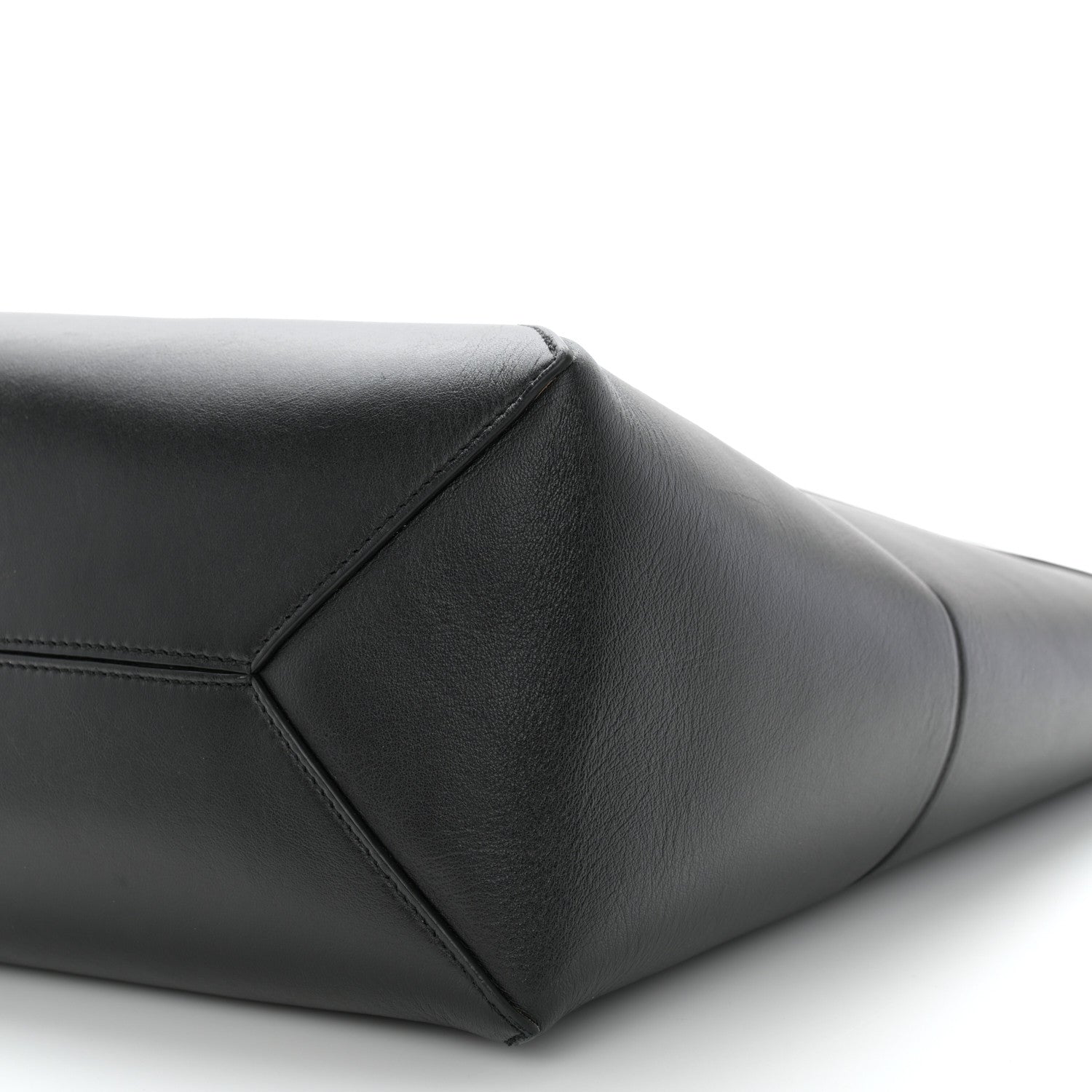 Loewe Shiny Calfskin Medium Puzzle Fold Tote Black 9 of 12