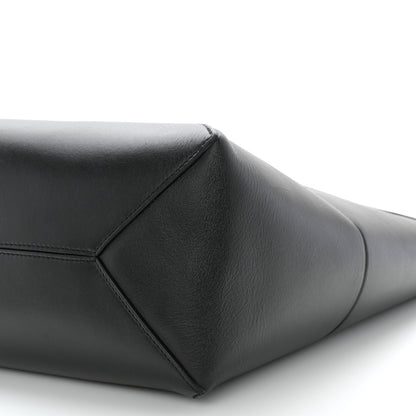 Loewe Shiny Calfskin Medium Puzzle Fold Tote Black 9 of 12