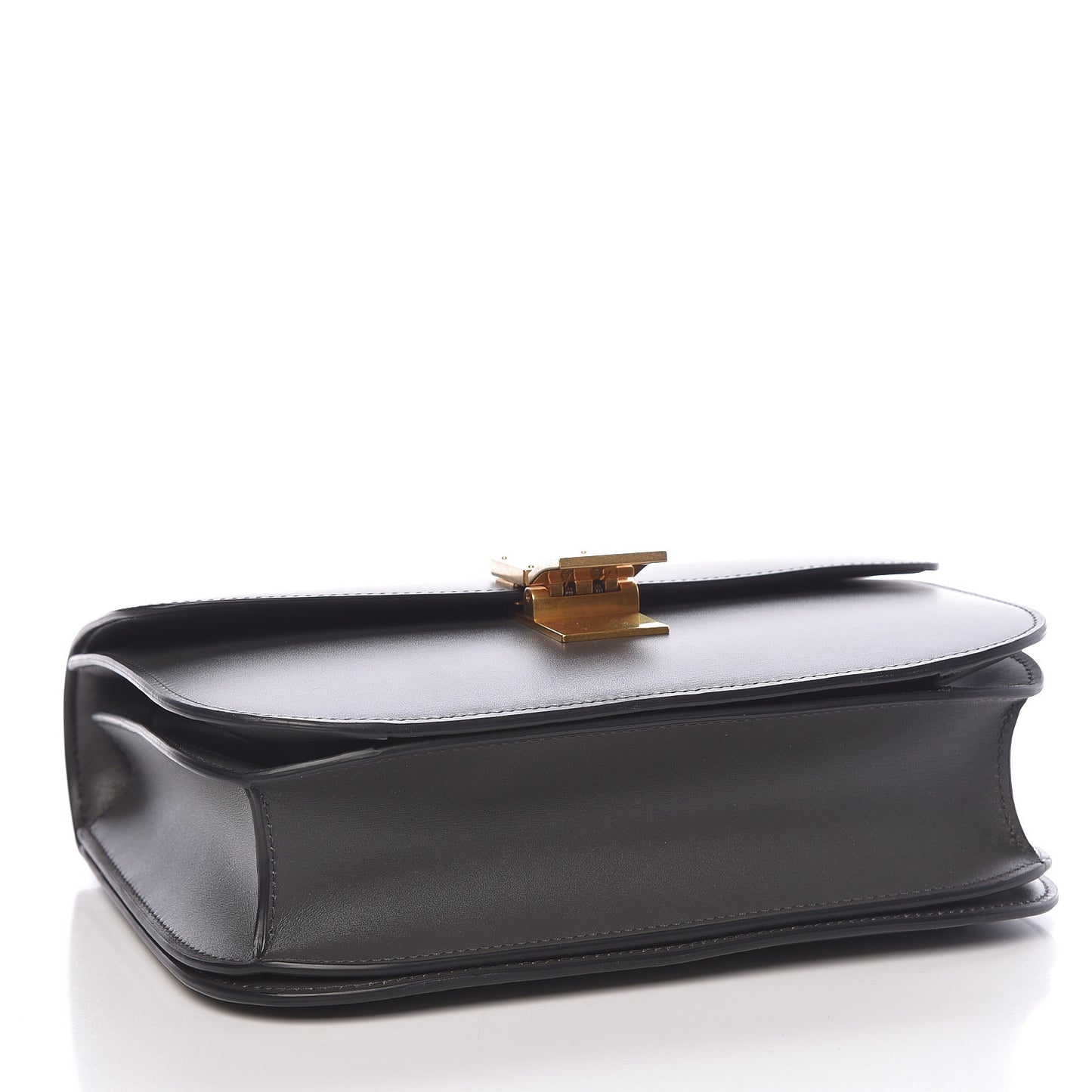 Box Calfskin Medium Classic Box Flap Bag Anthracite