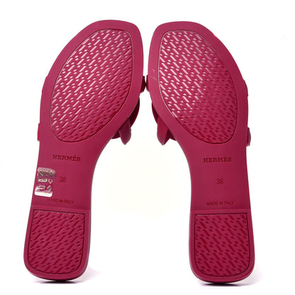 Hermes Rubber Aloha Sandals 38 Rose Baie 7 of 10