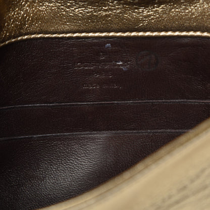 Louis Vuitton Metallic Lambskin SC Slim Clutch Gold 6 of 11