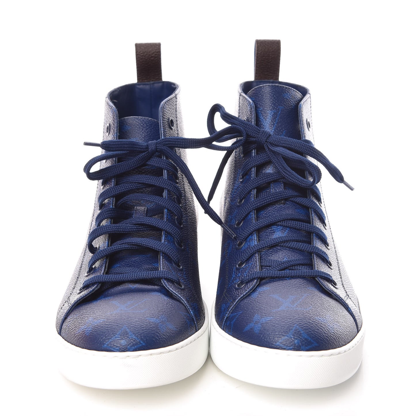 Monogram Match Up Sneakers 8 Pacific Blue
