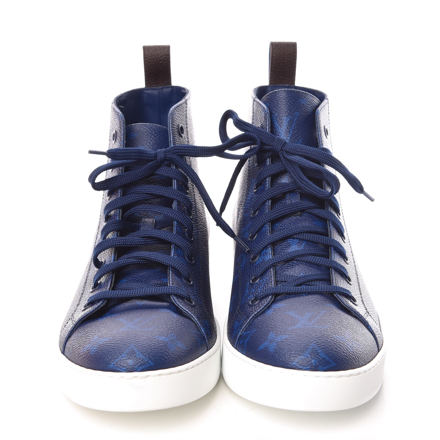 Louis Vuitton Monogram Match Up Sneakers 8 Pacific Blue 2 of 9