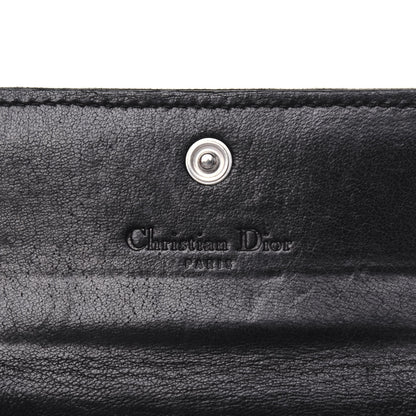 Christian Dior Lambskin Cannage Lady Dior Card Holder Black 6 of 12