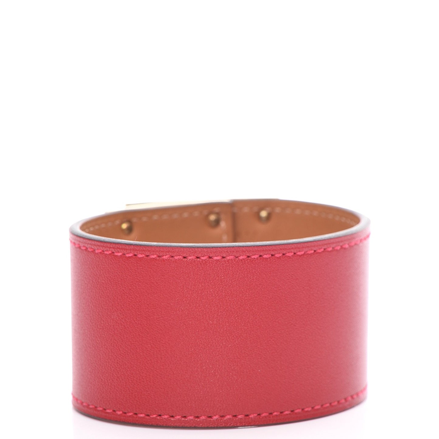 Tadelakt Kelly Dog Bracelet T2 Rouge Vif