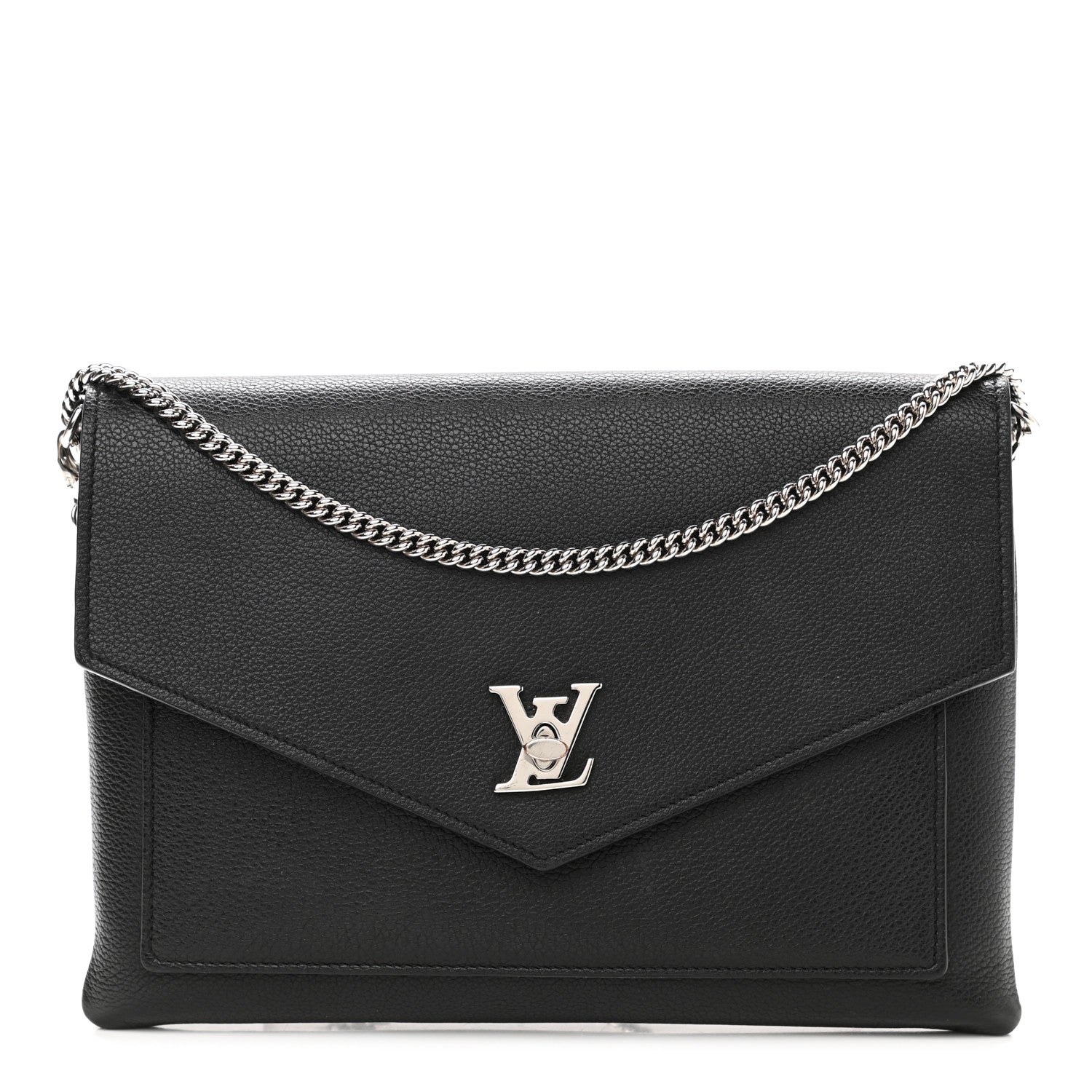 Louis Vuitton Soft Calfskin My Lockme Pochette Black 1 of 12