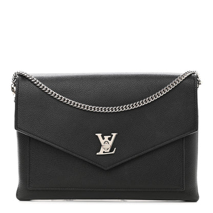 Louis Vuitton Soft Calfskin My Lockme Pochette Black 1 of 12