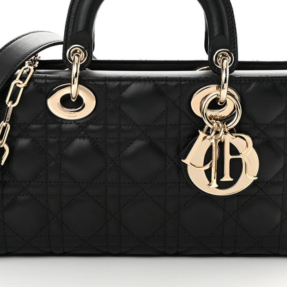 Christian Dior Lambskin Cannage Lady D-Joy Black 8 of 11