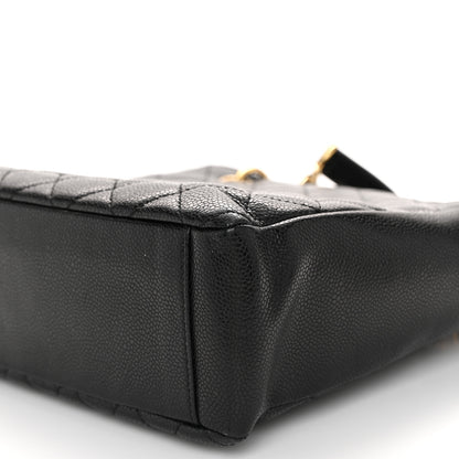 Chanel Caviar Quilted Petit Shopping Tote PST Black 10 of 10