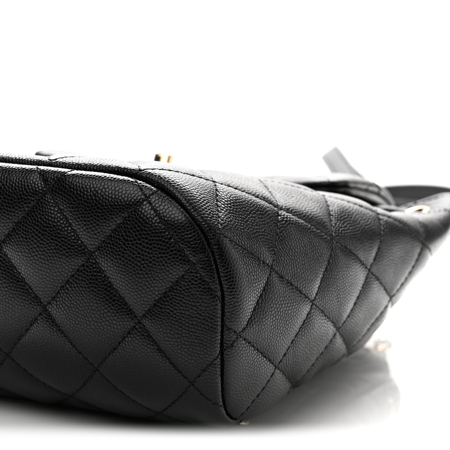 Caviar Quilted Mini Urban Spirit Backpack Black