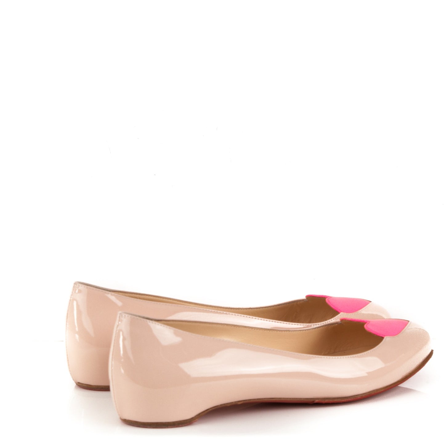 Patent Doracora Flats 38 Ballerina Shocking Pink