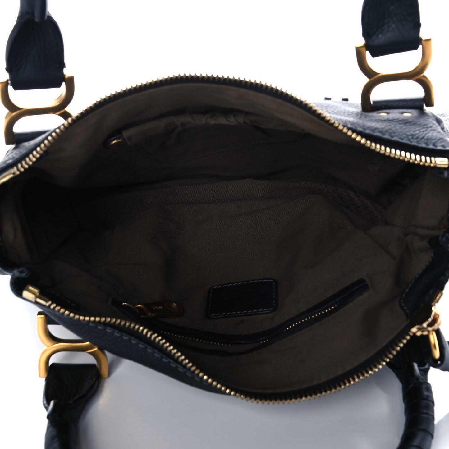 Calfskin Medium Marcie Satchel Black