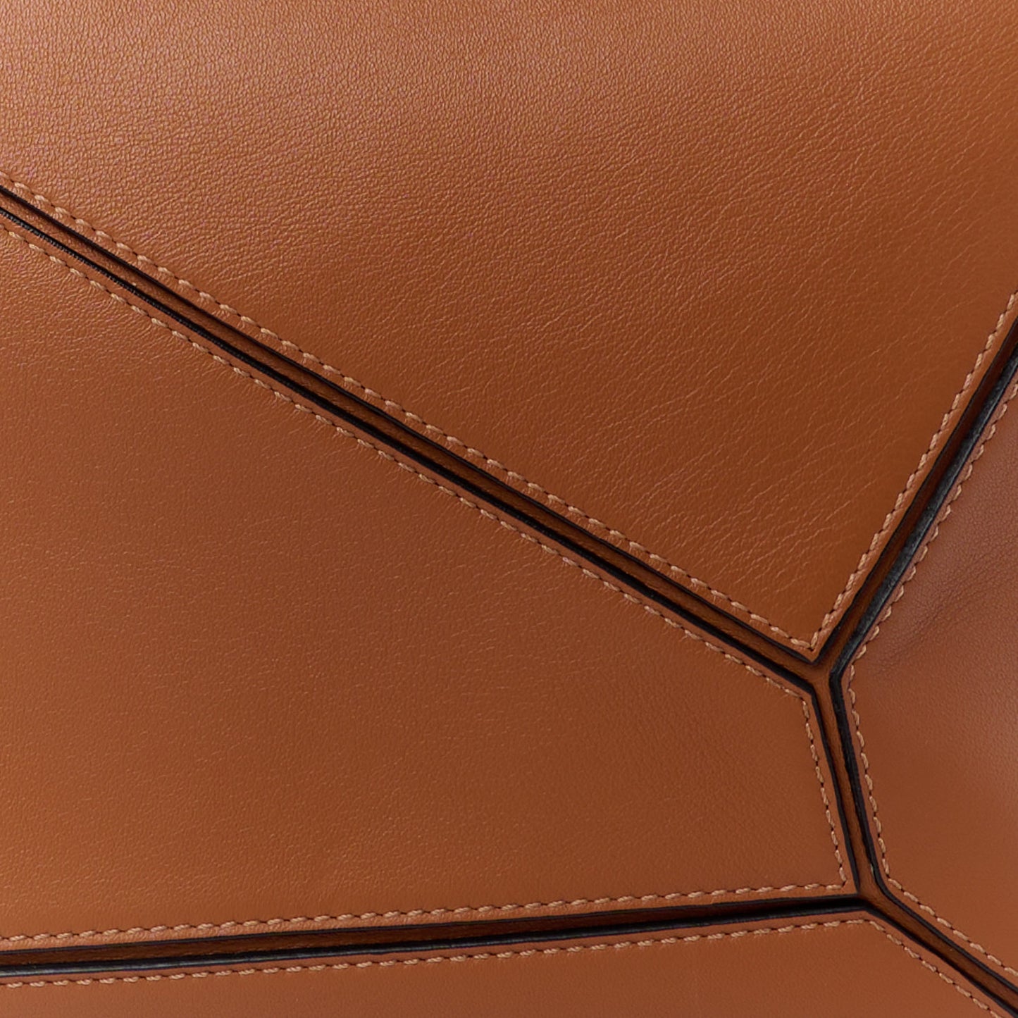 Calfskin Large Puzzle Bag Tan