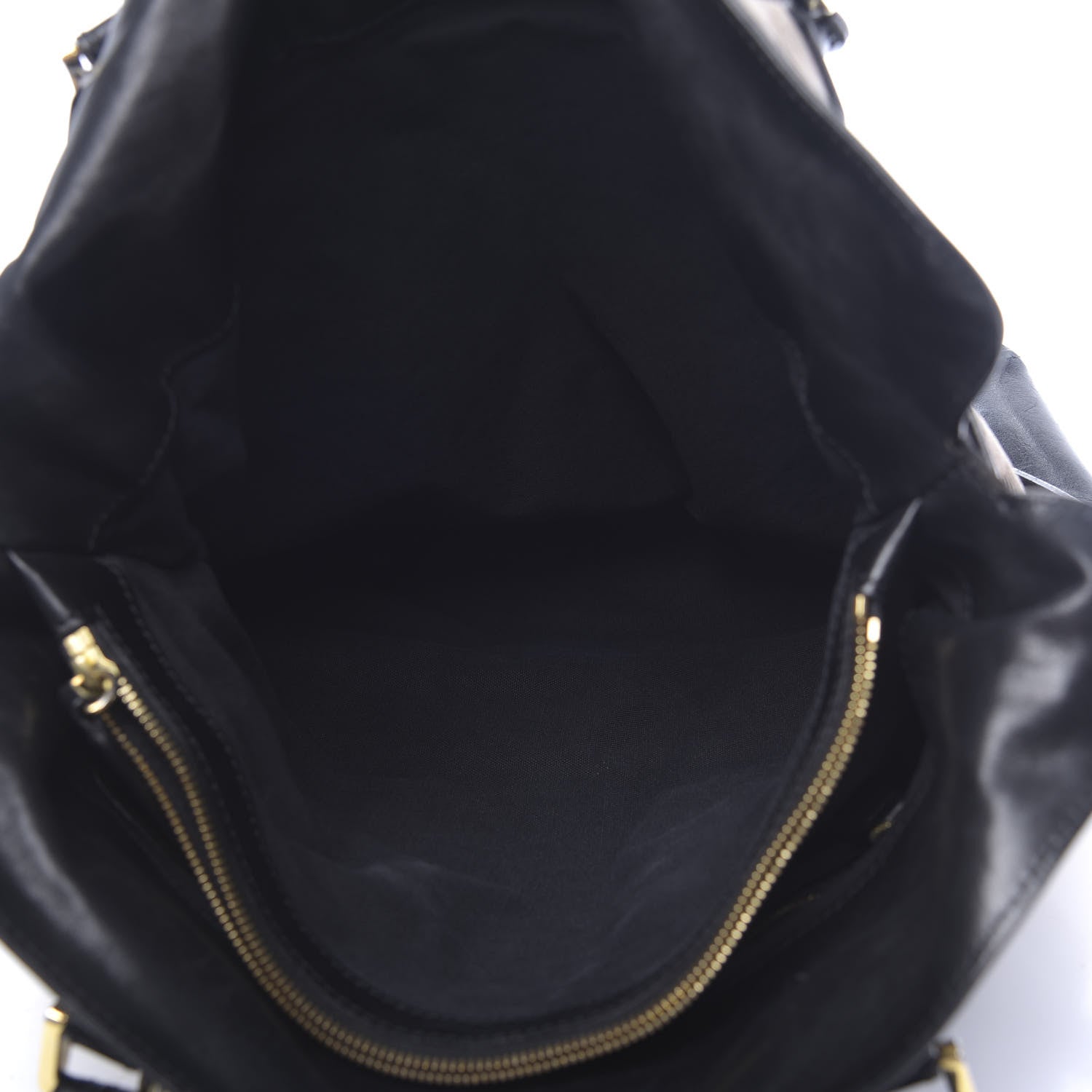 Burberry House Check Bridle Calfskin Medium Gosford Hobo Black 6 of 15