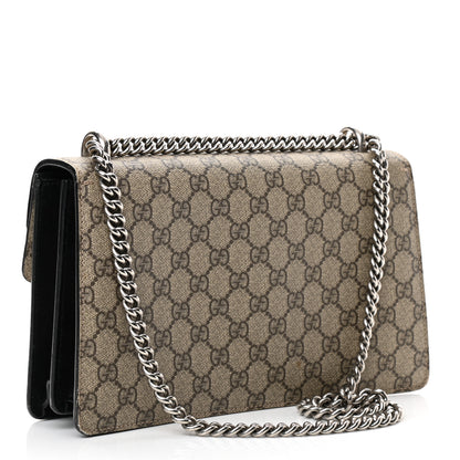 Gucci GG Supreme Monogram Small Dionysus Shoulder Bag Black 3 of 17