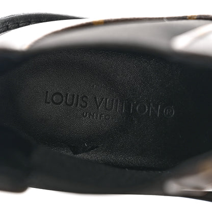 Louis Vuitton Calfskin Monogram Beaubourg Ankle Boots 39.5 Black 7 of 10